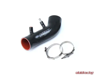 HPS Silicone Air Intake Hose Post MAF Tube Black for Honda 06-11 Civic Si Coupe & Sedan - 87-68420-BLK