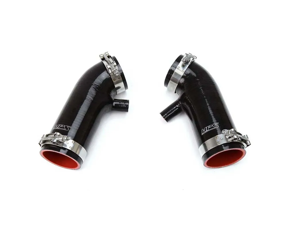 HPS Reinforced Silicone Post MAF Air Intake Hose (Black) Infiniti | Nissan 2007-2020 - 87-68426-BLK