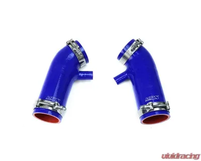 HPS Reinforced Silicone Post MAF Air Intake Hose (Blue) Infiniti | Nissan 2007-2020 - 87-68426-BLUE