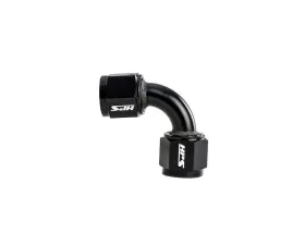 HPS Performance Products HPS Swivel Coupler Aluminum AN-10 90 Degree Black Finish