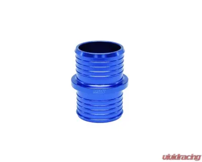HPS Performance Products 1/2" Blue Billet 6061 Aluminum Joiner Hose Union Connector - AHU-050-BLUE