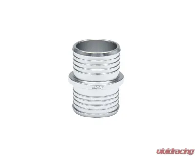 HPS Performance Products HPS Silver 1/2" Billet 6061 Aluminum Joiner Hose Union Connector - AHU-050-SL