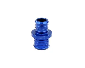 HPS Performance Blue Billet 6061 Aluminum Joiner Hose Union Connector - 1