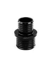 HPS Performance Black Billet 6061 Aluminum Joiner Hose Union Connector 1-1/8" to 1                                     - AHUR-100-112-BLK - Image 2