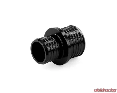 HPS Performance Black Billet 6061 Aluminum Joiner Hose Union Connector 1-1/8" to 1 - AHUR-100-112-BLK