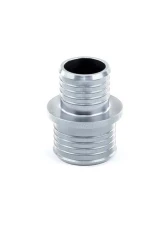 HPS Performance Silver Billet 6061 Aluminum Joiner Hose Union Connector 1-1/8" to 1                                     - AHUR-100-112-SL - Image 2