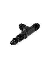 HPS Performance Products HPS AN-4 Bulkhead Tee Adapter Aluminum Black 6061 for Hoses                                     - AN804-4 - Image 2