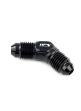 HPS Performance Products HPS Union Adapter Aluminum AN-6 45 Degree Black Anodized                                     - AN813-6 - Image 3