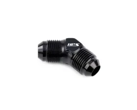 HPS Performance Products HPS AN813-10 Union Adapter Aluminum -10 45 Degree Black