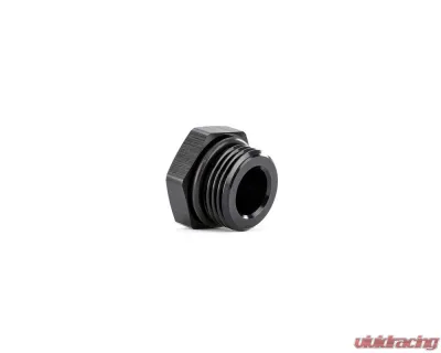 HPS Performance Products AN814-16 AN-16 Aluminum Thread Plug Black with Viton O-Ring - AN814-16