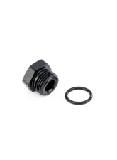 HPS Performance Products AN814-6 HPS AN-6 ORB Thread Plug Aluminum Black Anodized                                     - AN814-6 - Image 5