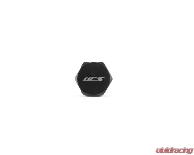 HPS Performance Products AN814-6 HPS AN-6 ORB Thread Plug Aluminum Black Anodized - AN814-6