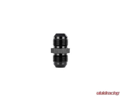 HPS Performance Products HPS Union Adapter Aluminum AN-8 Straight Black 6061 Compatible Fittings - AN815-8
