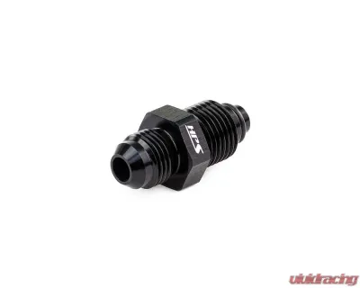 HPS Performance Products AN-6 to M16x1.5 O-Ring Tip Adapter Aluminum Black Finish - AN816-06-M1615INV