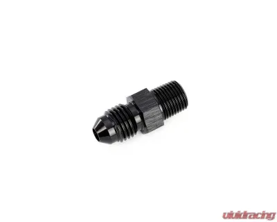 HPS Performance Products AN816-4 AN to 1/8 NPT Adapter Aluminum Black 6061 for Fuel Oil Coolant - AN816-4