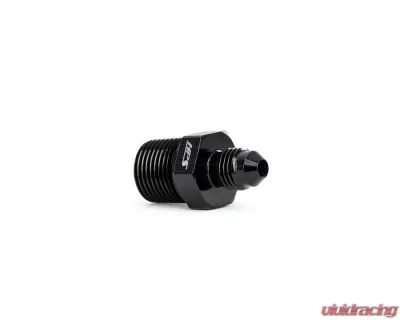 HPS Performance Products AN816-3 AN to 1/8 NPT Adapter Aluminum Black 6061, -3 to 1/8 NPT - AN816-3