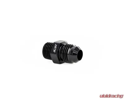 HPS Performance Products AN816-4-M1010 AN-4 to M10x1.0 Aluminum Adapter Fitting Black - AN816-4-M1010
