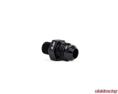 HPS Performance Products AN816-6-2 AN to NPT Adapter -6 to 1/8 NPT Aluminum Black - AN816-6-2