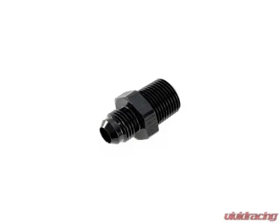 HPS Performance Products AN816-6-6 AN to 3/8 NPT Adapter Aluminum Black 6061 - AN816-6-6