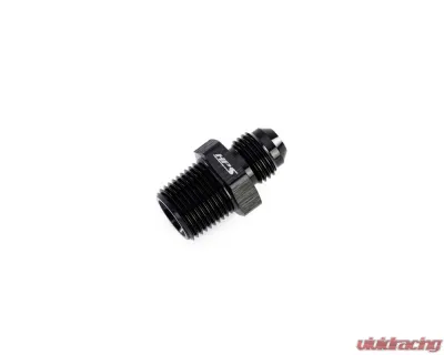 HPS Performance Products AN816-6-6 AN to 3/8 NPT Adapter Aluminum Black 6061 - AN816-6-6