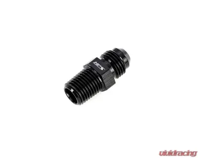 HPS Performance Products AN816-6 AN to 1/4 NPT Adapter Aluminum Black 6061 for Automotive Use - AN816-6