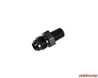 HPS Performance Products AN816-6-M1215 AN-6 to M12x1.5 Metric Adapter Fitting, Black Aluminum - AN816-6-M1215