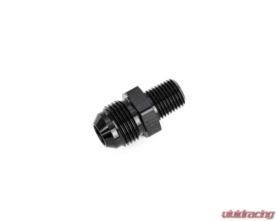 HPS Performance Products AN816-7 AN to NPT Adapter -8 AN to 1/4 NPT Aluminum Black - AN816-7
