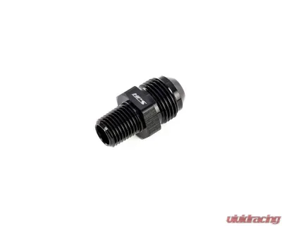 HPS Performance Products AN816-7 AN to NPT Adapter -8 AN to 1/4 NPT Aluminum Black - AN816-7