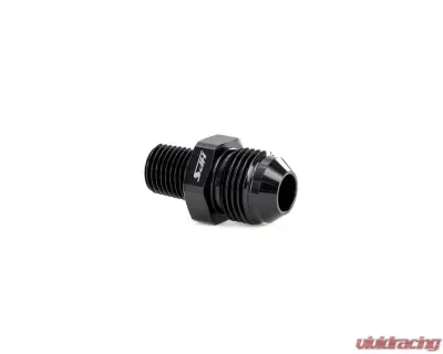 HPS Performance Products AN816-7 AN to NPT Adapter -8 AN to 1/4 NPT Aluminum Black - AN816-7