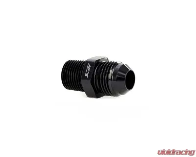 HPS Performance Products AN816-8 AN to 3/8 NPT Adapter Aluminum Black 6061 for Automotive Use - AN816-8