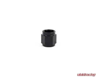 HPS Performance Products HPS Tube Nut Aluminum AN-3 Black Type II Anodized Fitting - AN818-3