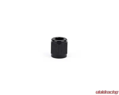 HPS Performance Products HPS Tube Nut Aluminum AN-3 Black Type II Anodized Fitting - AN818-3