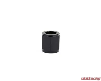 HPS Performance Products HPS Tube Nut Aluminum AN-8 Black Type II Anodized Fitting - AN818-8