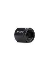 HPS Performance Products HPS Tube Nut Aluminum AN-8 Black Type II Anodized Fitting                                     - AN818-8 - Image 4