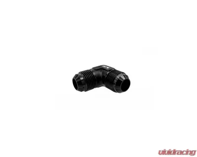 HPS Performance Products HPS Union Adapter Aluminum AN-10 90 Degree Male to Male Black - AN821-10