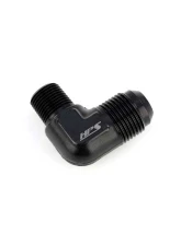 HPS Performance Products AN822-10-6 AN to 3/8 NPT Adapter 90 Degree Aluminum Black                                     - AN822-10-6 - Image 3