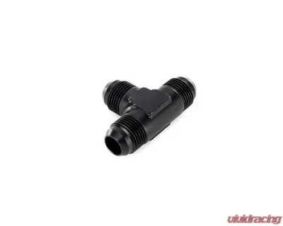 HPS Performance Products HPS Tee Adapter Aluminum AN824-10 Black -10 Tee Fitting - AN824-10