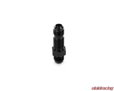 HPS Performance Products HPS Bulkhead Adapter Aluminum AN832-6 Straight Black Finish - AN832-6