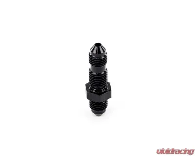 HPS Performance Products HPS Bulkhead Adapter AN832-3 Aluminum Black for Firewalls - AN832-3