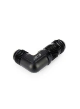 HPS Performance Products HPS Bulkhead Adapter Aluminum AN833-10 90 Degree Black                                     - AN833-10 - Image 3