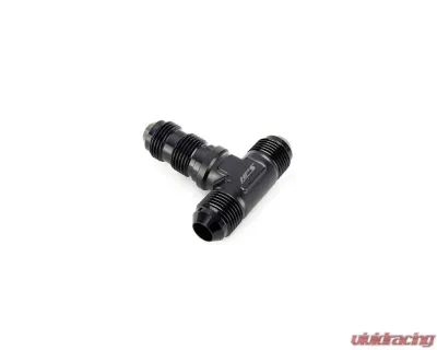 HPS Performance Products HPS Bulkhead Tee Aluminum AN834-10 Black -10 for Firewalls - AN834-10