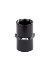 HPS Performance Products HPS 3/8 NPT Straight Coupler Aluminum Black Anodized                                     - AN910-03 - Image 2
