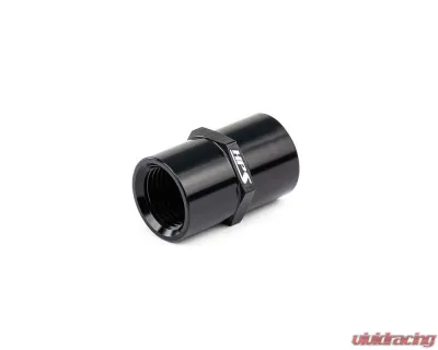 HPS Performance Products HPS 3/8 NPT Straight Coupler Aluminum Black Anodized - AN910-03