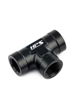 HPS Performance Products HPS NPT Tee Aluminum 1/2 NPT Female Black Anodized 6061                                     - AN917-04 - Image 3