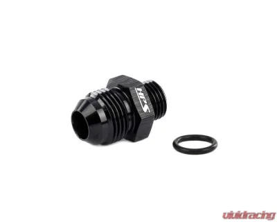 HPS Performance Products AN920-10-08 -10 to -8 ORB Straight Aluminum Adapter, Black - AN920-10-08