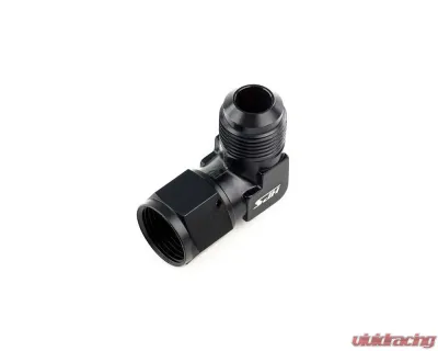 HPS Performance Products HPS Swivel Adapter Aluminum AN-12 90 Degree Black Finish - AN9211-12