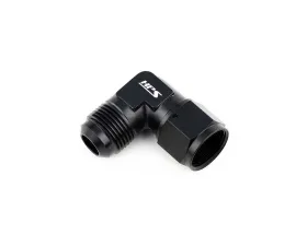 HPS Performance Products HPS Swivel Adapter Aluminum AN9211-10 90 Degree Black