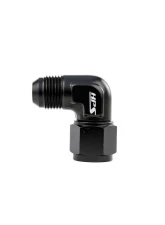 HPS Performance Products HPS Swivel Adapter Aluminum AN9211-4 -4 90 Degree Black                                     - AN9211-4 - Image 2