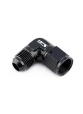 HPS Performance Products HPS Swivel Adapter Aluminum AN9211-4 -4 90 Degree Black                                     - AN9211-4 - Image 3