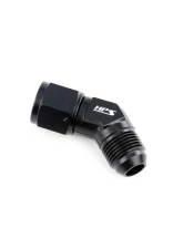 HPS Performance Products HPS Swivel Adapter Aluminum AN-4 45 Degree Black Finish                                     - AN9241-4 - Image 3